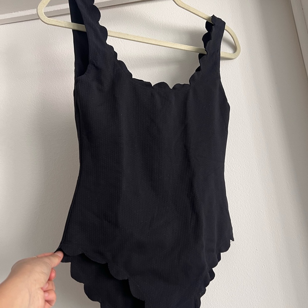 Marysia Swim Textured Black Fabric